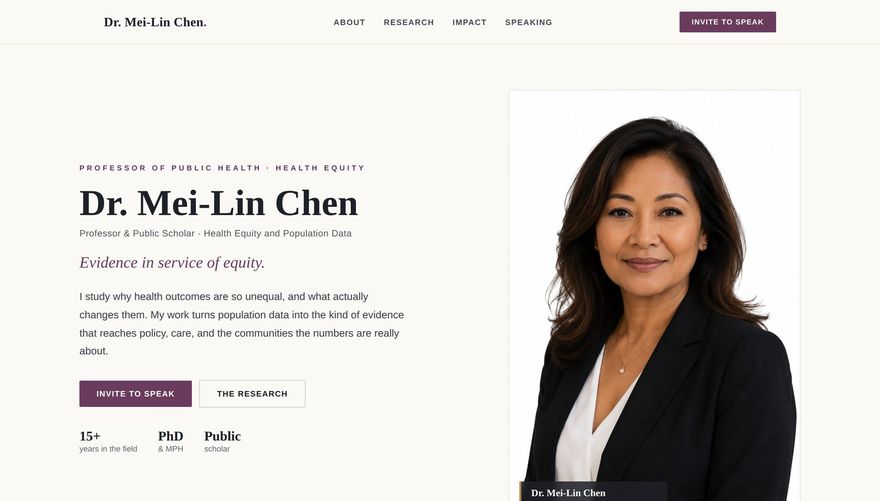 Professor and public scholar brand concept