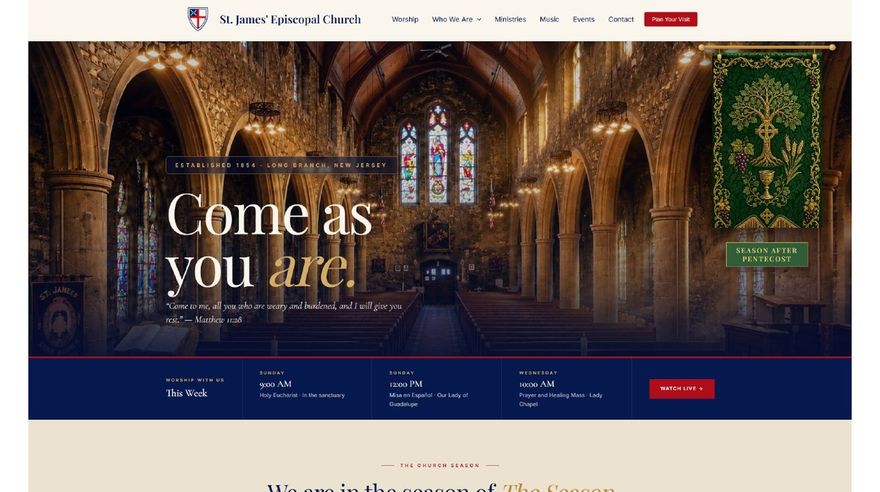 St. James' Episcopal Church website